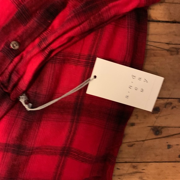 A New Day Black & Red Flannel- NWT - Picture 4 of 5